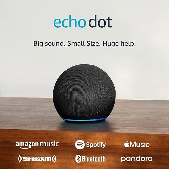 AMAZON ECHO DOT 5TH GEN SPEAKER - CHALK