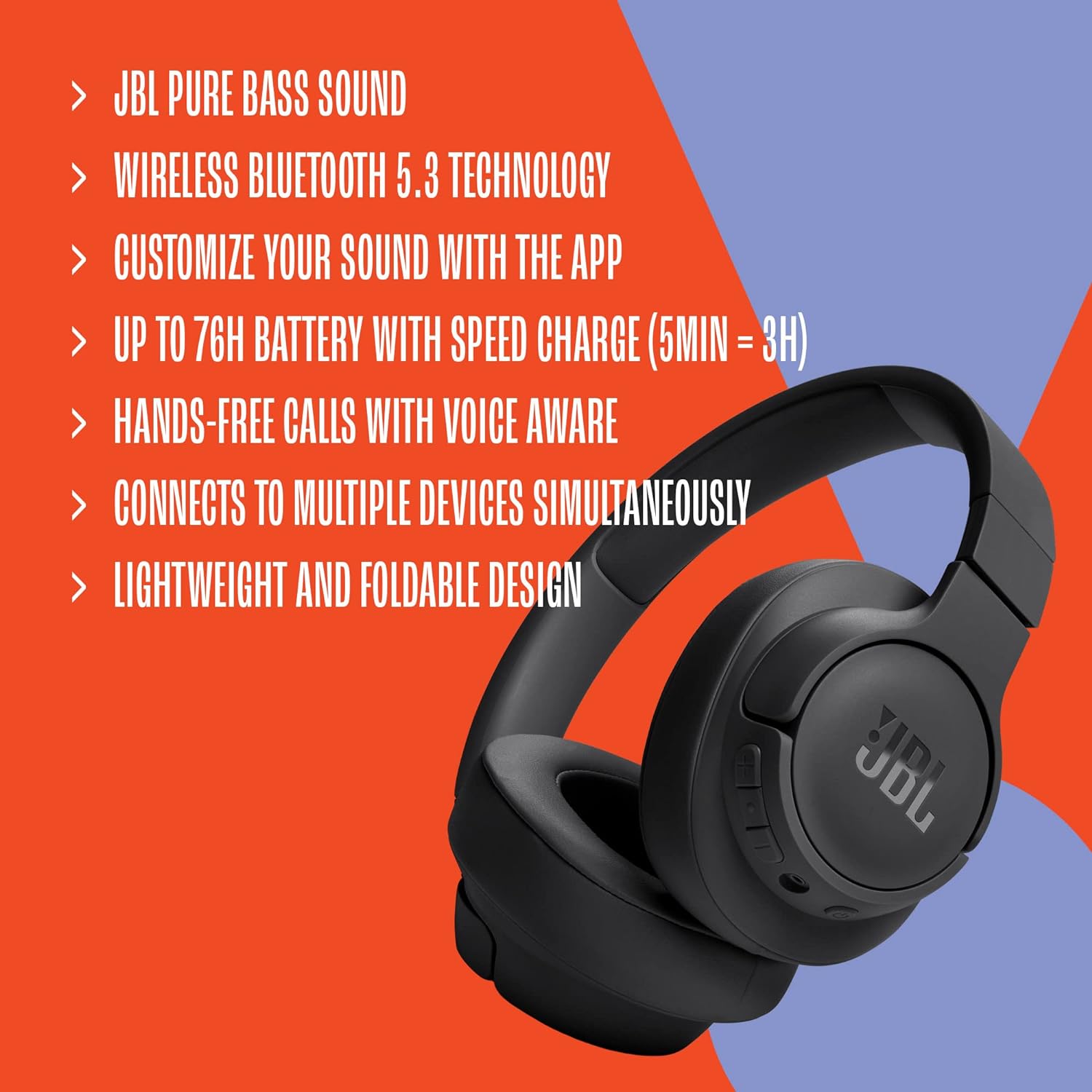 JBL 720BT Wireless Over-Ear Headphones