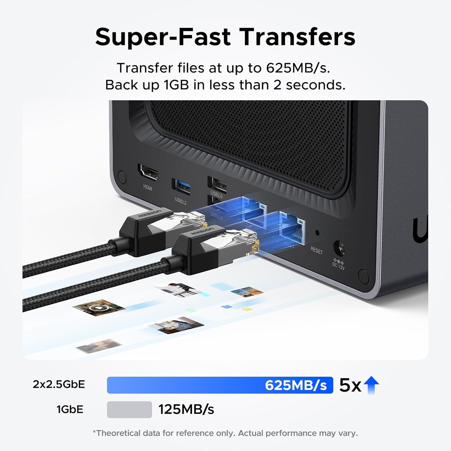 UGREEN NASync DXP4800 تخزين شبكي قوي بأربع فتحات