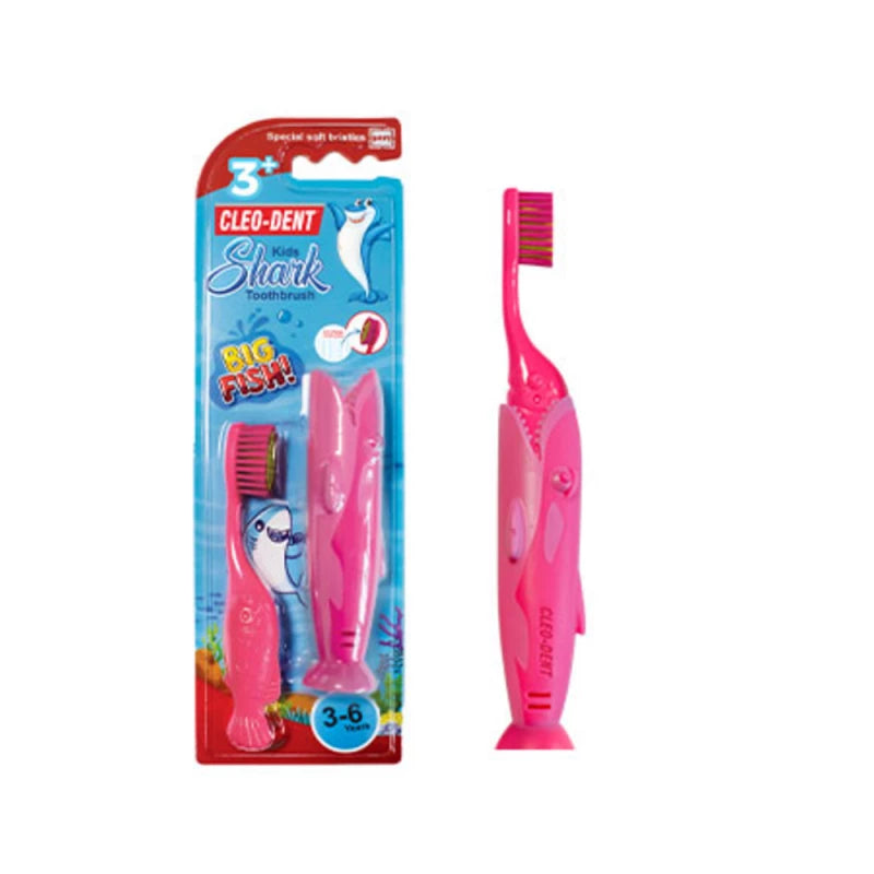 Optimal Cleo-Dent Kids Toothbrush Shark 2061 – Soft Bristles