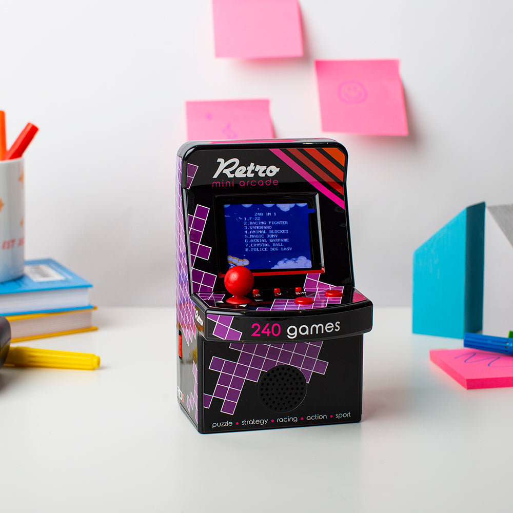 The Source Retro Mini Arcade Machine 240 Games 8-Bit Desktop