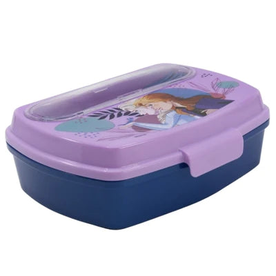 STOR FUNNY SANDWICH BOX WITH CUTLERY FROZEN TRUST THE JOURNEY