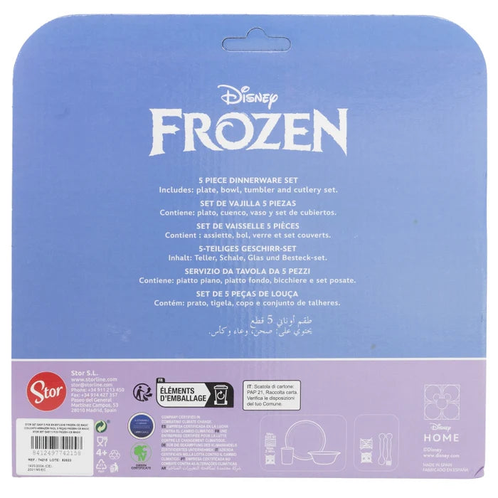 Stor 5 Pcs Frozen Cutlery Set - Magical and Kid-Friendly