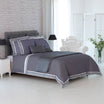 Givi Lulu 6-Piece Queen Duvet Cover Set - Elegant Gray