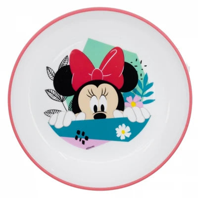 STOR Non-Slip Bicolor Premium Bowl - Minnie Mouse