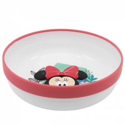 STOR Non-Slip Bicolor Premium Bowl - Minnie Mouse