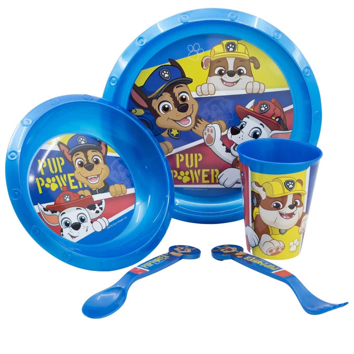 Stor 5 Pcs Paw Patrol Cutlery Set - Fun & Safe for Kids