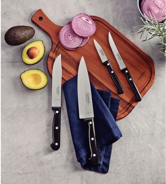 Tramontina Ultracorte 4-Piece Knife Set – Durable & Modern