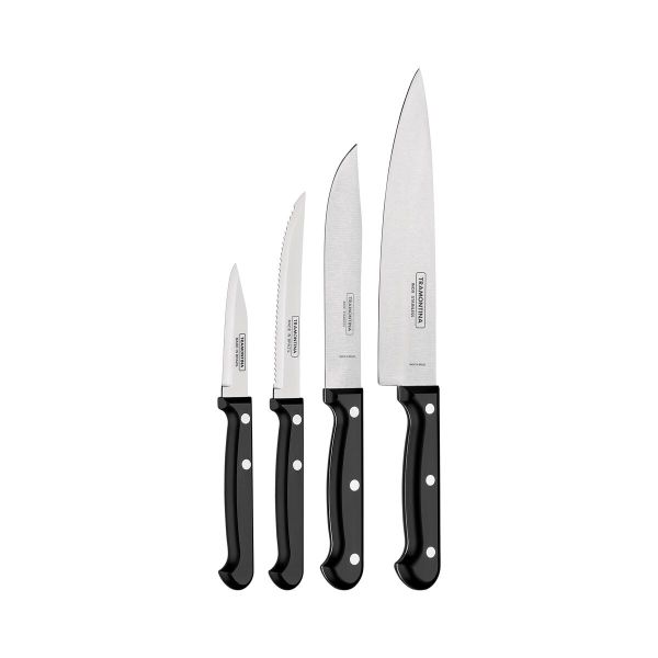 Tramontina Ultracorte 4-Piece Knife Set – Durable & Modern