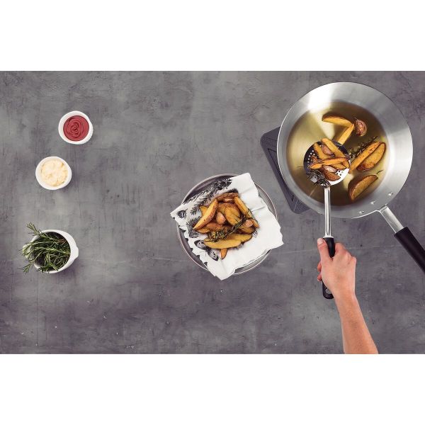 Tramontina Utilita 33.6 cm Slotted Spoon - Practical & Safe