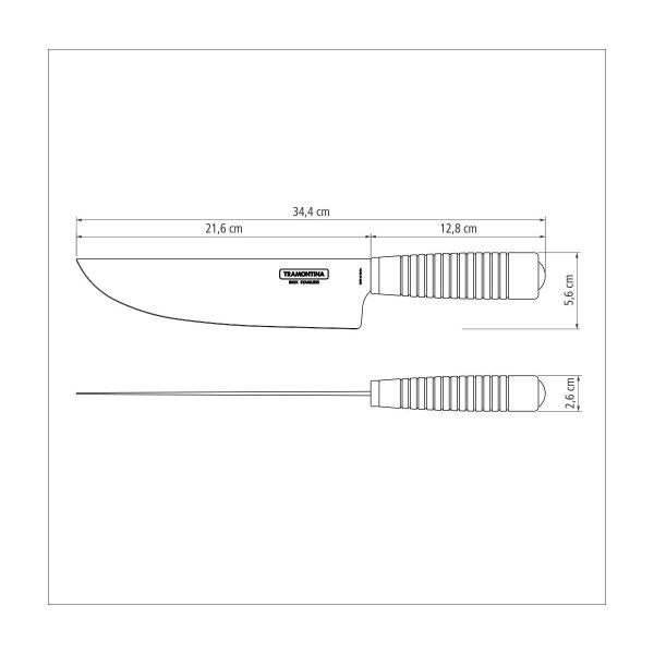 Tramontina Polywood 20cm Meat Knife with Sheath