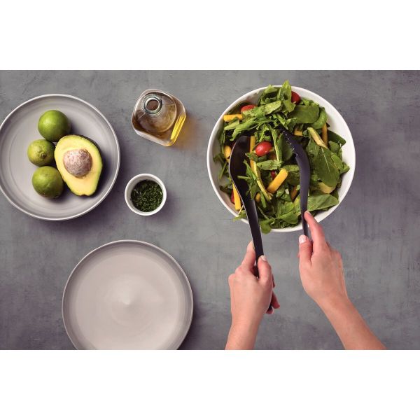 Tramontina Verano 30cm 2-Piece Salad Utensil Set – Gray