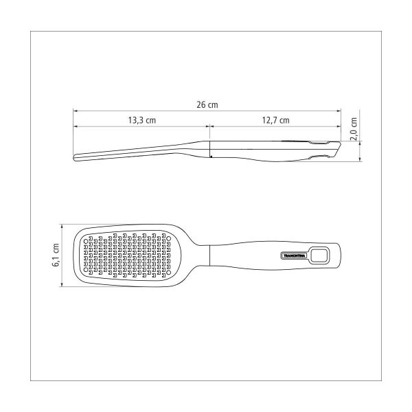 Tramontina Verano 26cm Grater – Gray