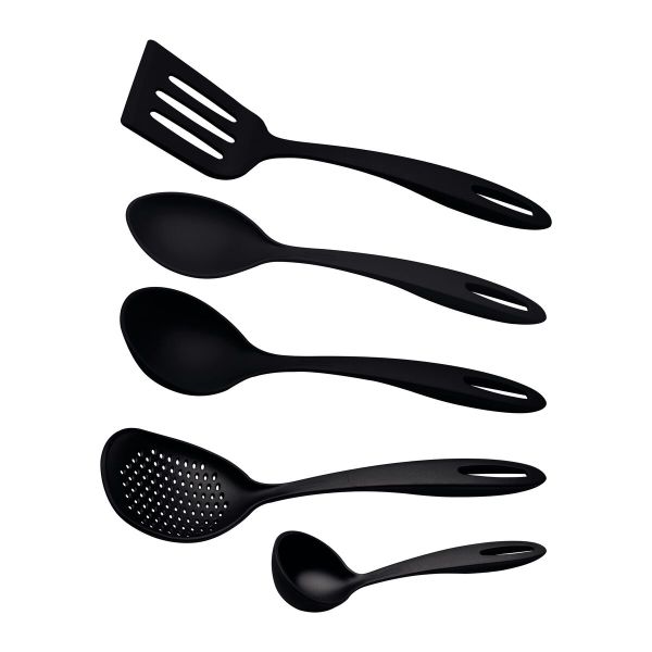 Tramontina Ability 5-Piece Kitchen Tool Set – Black