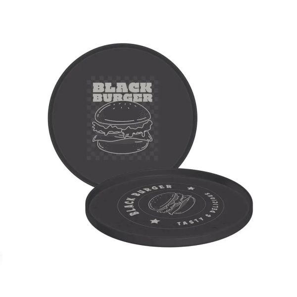 Tramontina 20cm Burger Plate – Dark Gray
