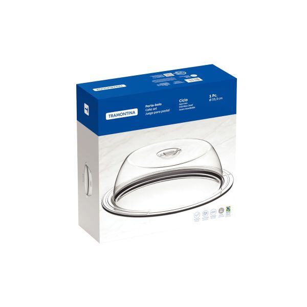Tramontina Ciclo 33cm Cake Plate with Lid