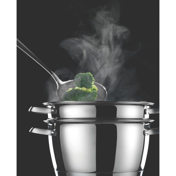 Tramontina Allegra 19cm Two-Tier Steamer Pot