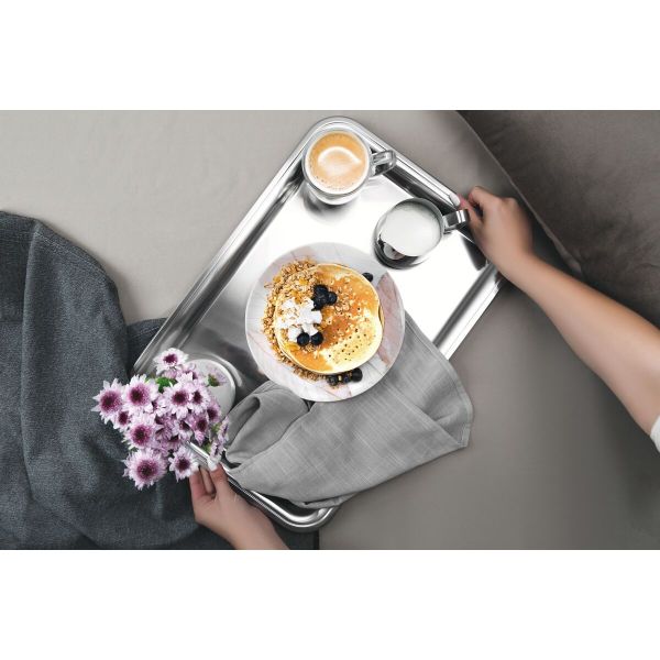 Tramontina Buena 49×33cm Rectangular Stainless Steel Tray