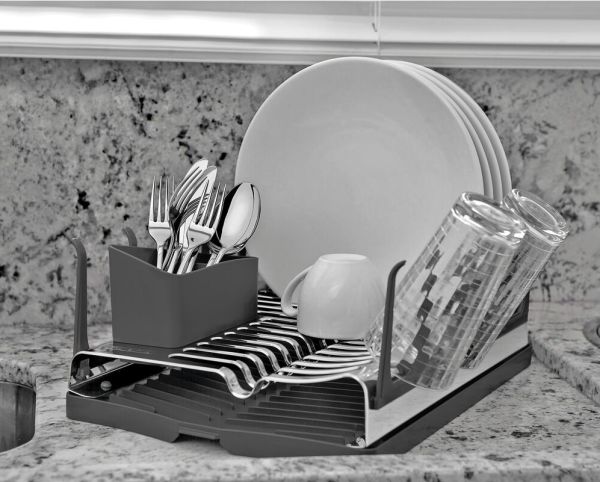 Tramontina Plurale 44×32cm Dish Drainer - Grey