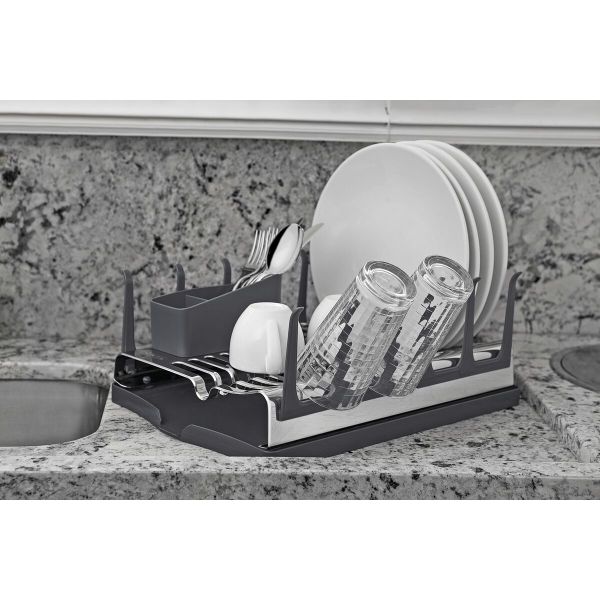 Tramontina Plurale 48.4×32cm Large Dish Drainer - Gray