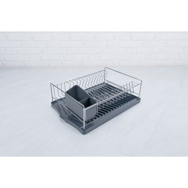 Tramontina Plurale 44×30cm Dish Drainer - Grey