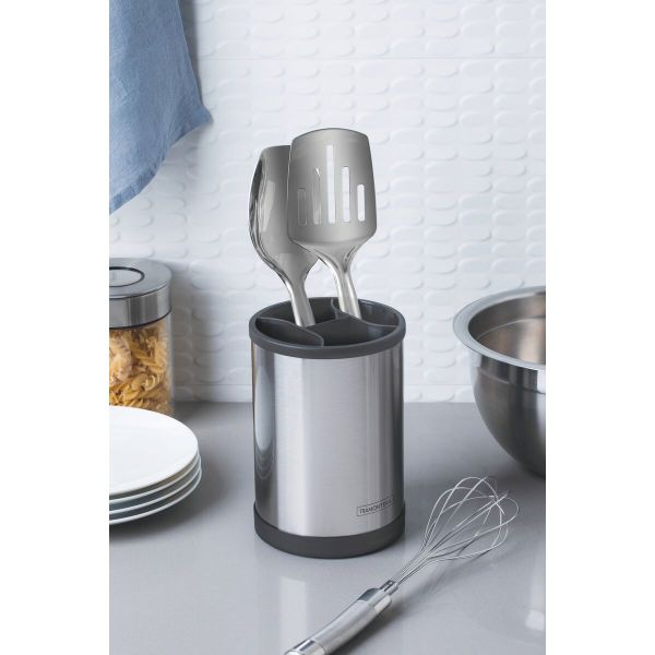Tramontina Plurale 17×12cm Rotating Stainless Steel Utensil Holder