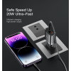 YC47 20W Fast Charger - Type-C & USB-A Dual Port Adapter