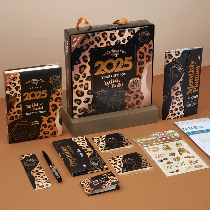 Mofkera Agenda Gift Set 2025 - Wild Bold