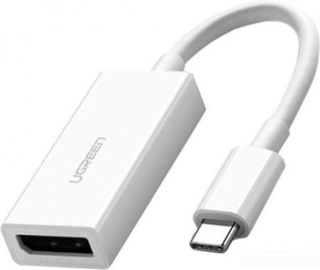 UGREEN USB-C to DisplayPort Adapter - High-Quality White