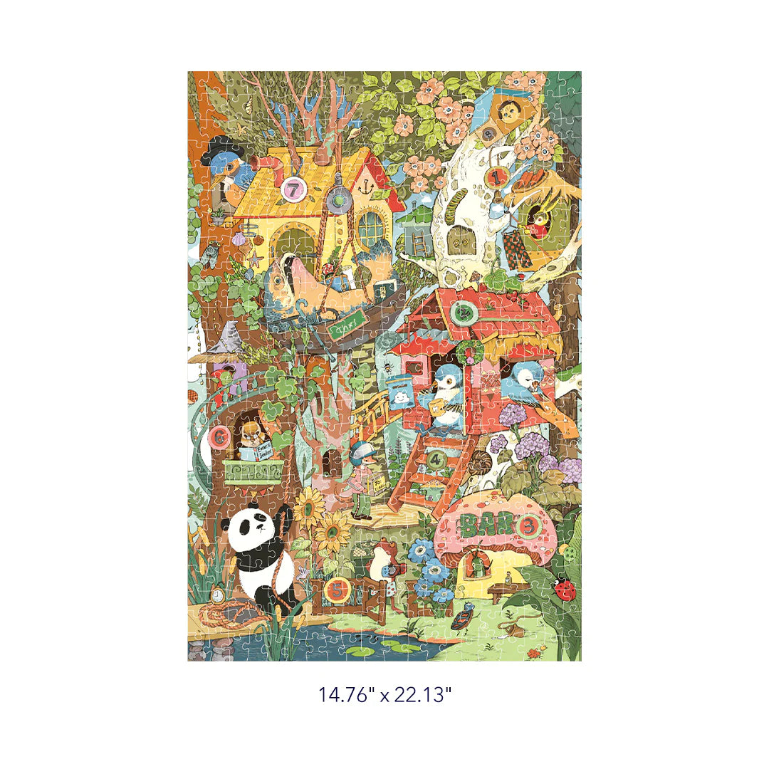 Mideer Artist Puzzle 500P – My Treehouse Neighbors