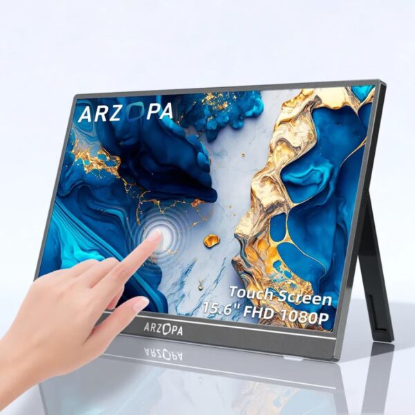 Arzopa A1T Portable Touch Monitor – Power Your Productivity Anywhere!