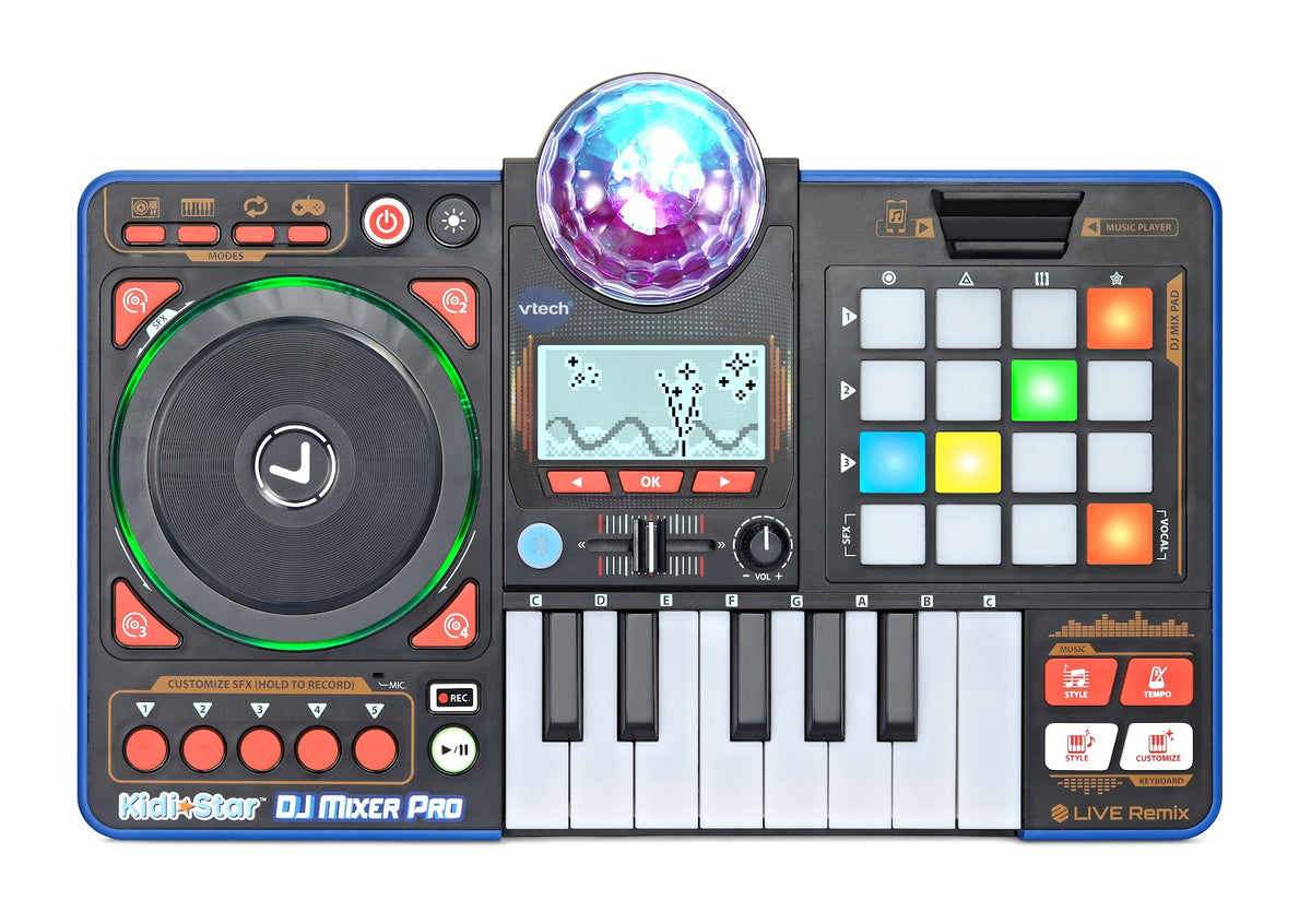 VTech Kidi Star DJ Mixer Pro (Black) – 5+ Years – 80-591100