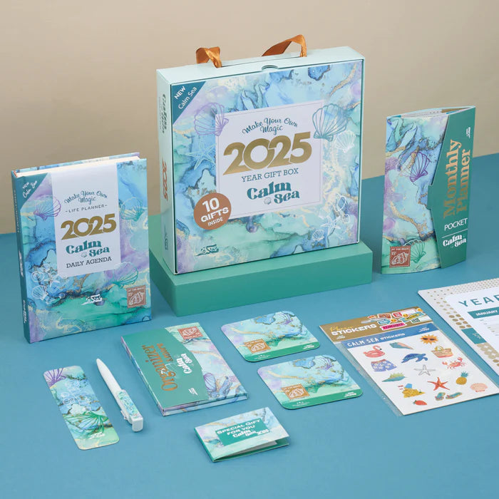 Mofkera Agenda Gift Set 2025 Calm Sea