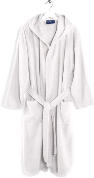 Caleffi Minorca Bathrobe XXL - White Soft & Elegant