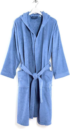 Caleffi Minorca Bathrobe XXL - Blue Soft & Luxury