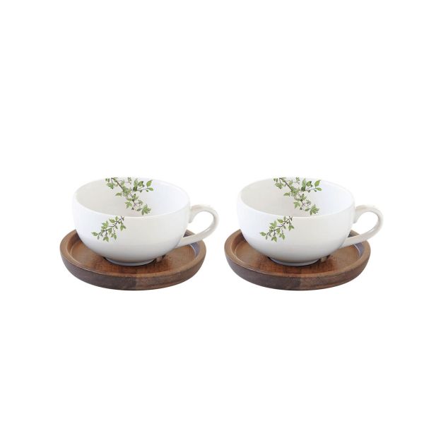 Easy Life Natura 4-Piece 120ml Coffee Cup Set – Elegant