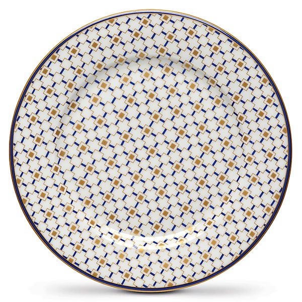 Easy Life Charles Side Plate 19.5cm – Blue & Gold