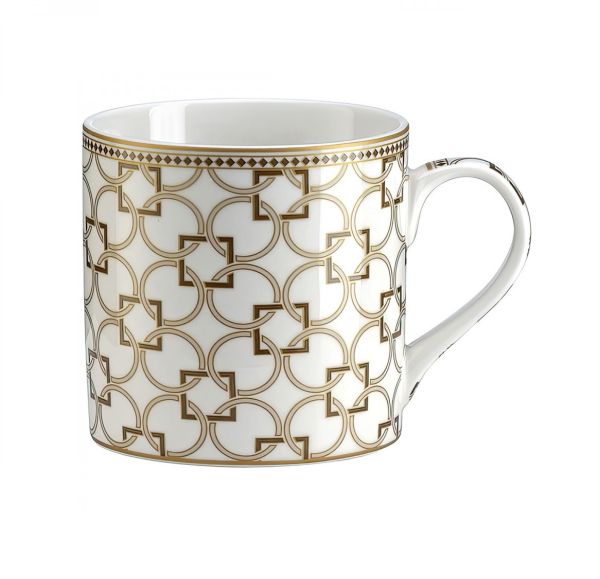 Easy Life Deco 400ml Mug – Gold & White