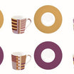 Easy Life Geometric Art Coffee Cups Set 12pcs 100ml