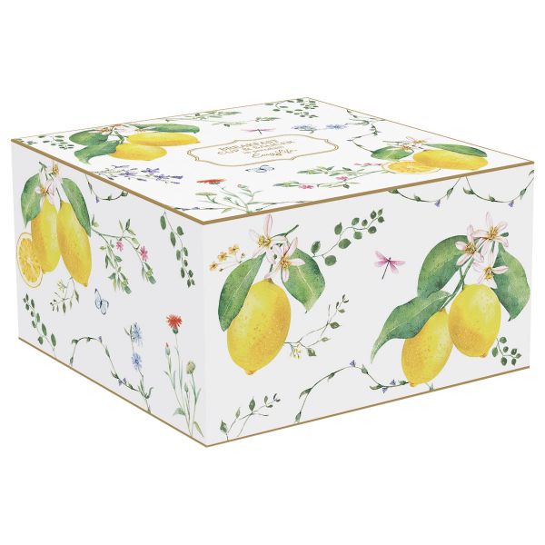 Easy Life Fleurs et Citrons Tea Cup & Saucer 370ml – Multi Colors