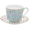 Easy Life Meadow Flowers 2pcs Tea Cup Set 400ml