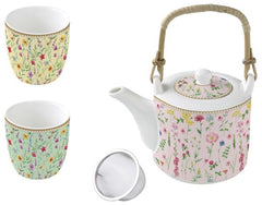 Easy Life Meadow Flowers Tea Set – Multi Colors