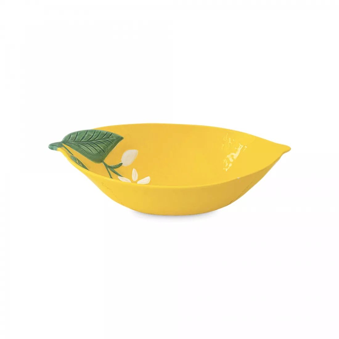 Easy Life Fleurs et Citrons Yellow Bowl – Elegant & Durable