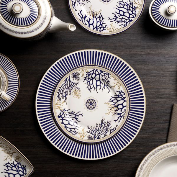 Easy Life Corallo Side Plate 19.5cm – Blue & Gold