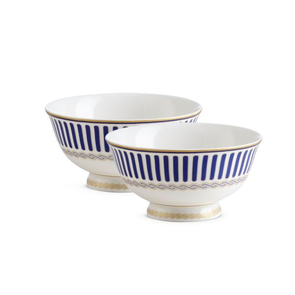 Easy Life Corallo 2-Piece Bowl Set 11cm – Blue & Gold