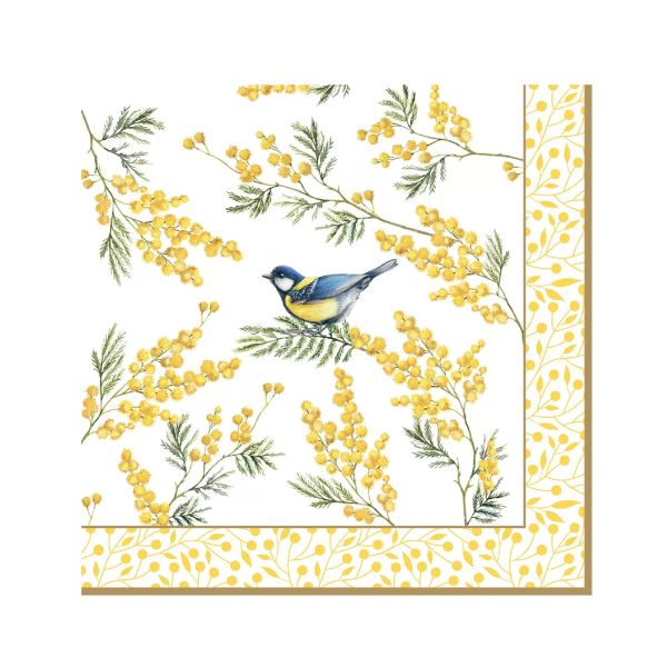 طقم 20 مناديل طعام من Easy Life Mimosa - ألوان متعددة