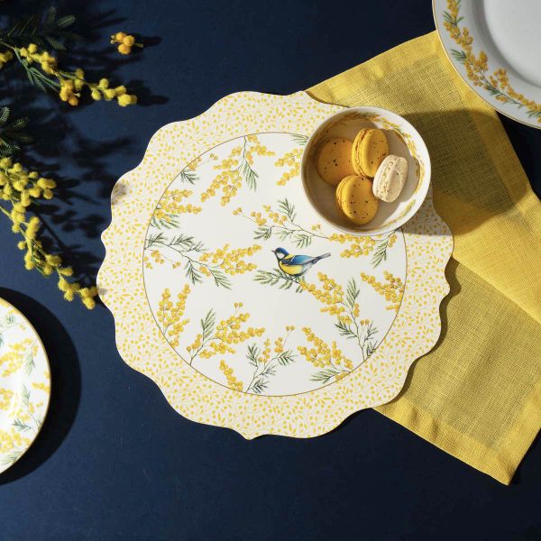 طقم مفارش صحون قطعتين 34.5 سم من Easy Life Mimosa