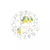 طقم مفارش صحون قطعتين 34.5 سم Easy Life Fleurs et Citrons
