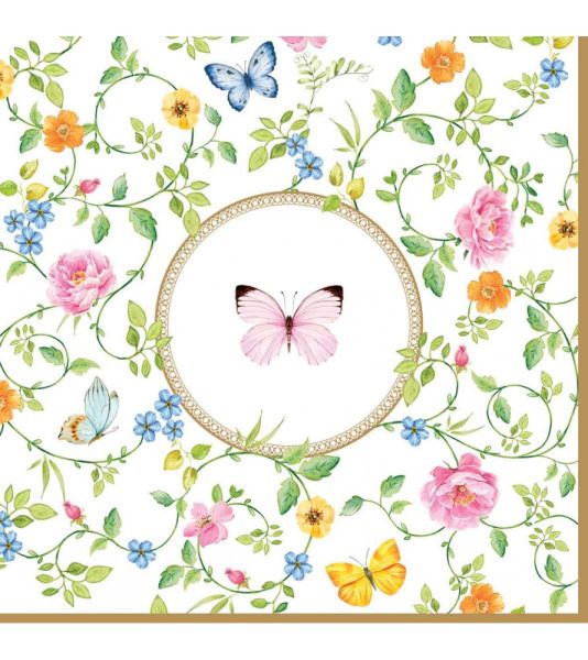 طقم مناديل طعام 20 قطعة من Easy Life Dancing Butterflies