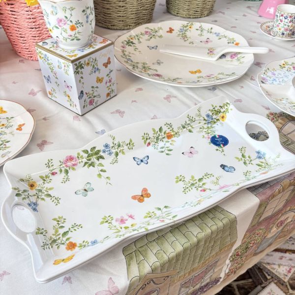 صينية بيدين 42×20 سم من Easy Life Dancing Butterflies